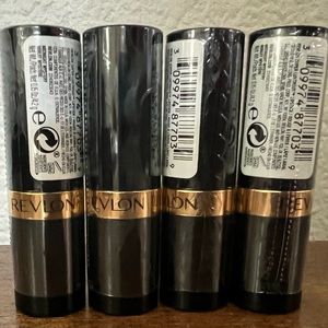 Lot of 4 - Revlon Super Lustrous Lipstick in Midnight Mystery